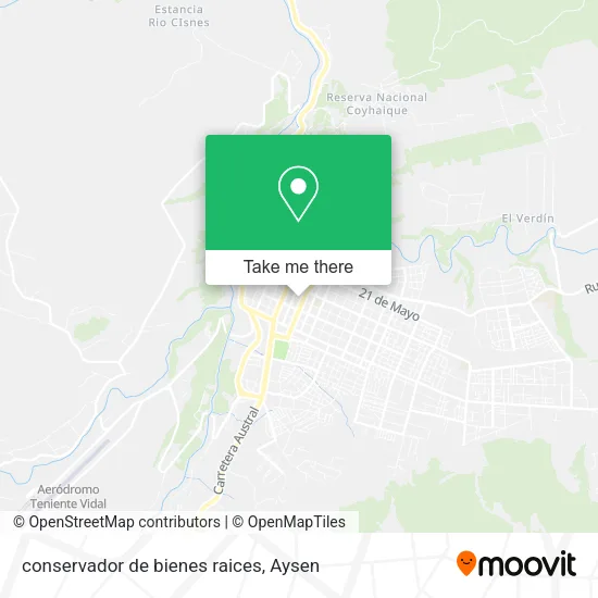 conservador de bienes raices map