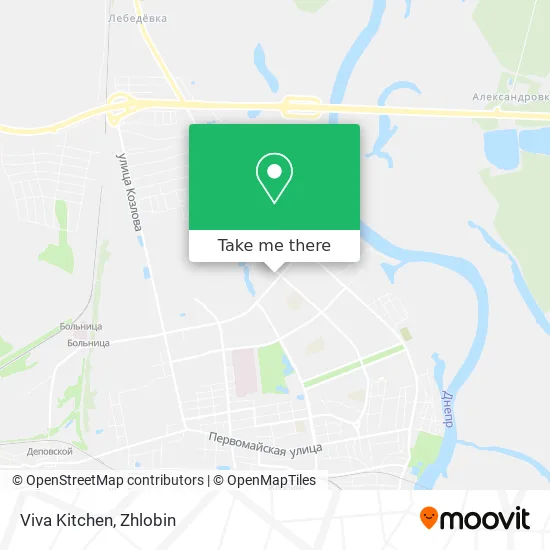 Viva Kitchen map