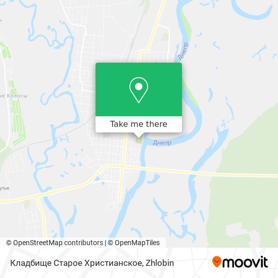 Кладбище Старое Христианское map