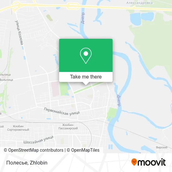 Полесье map