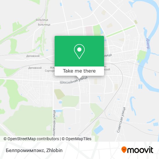 Белпромимпэкс map