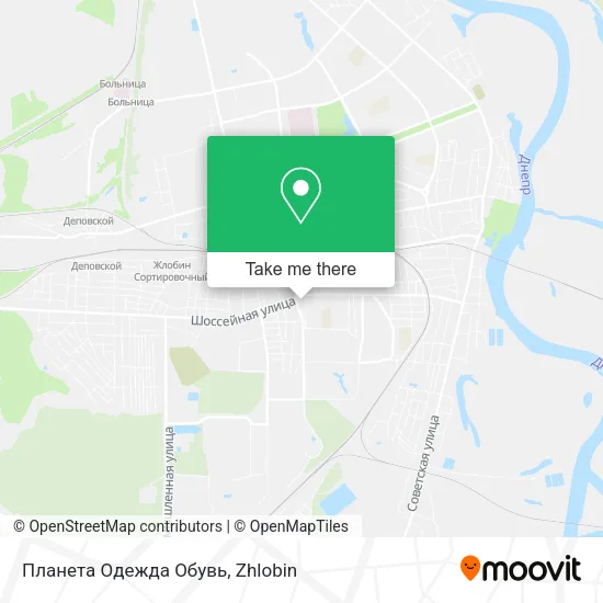 Планета Одежда Обувь map