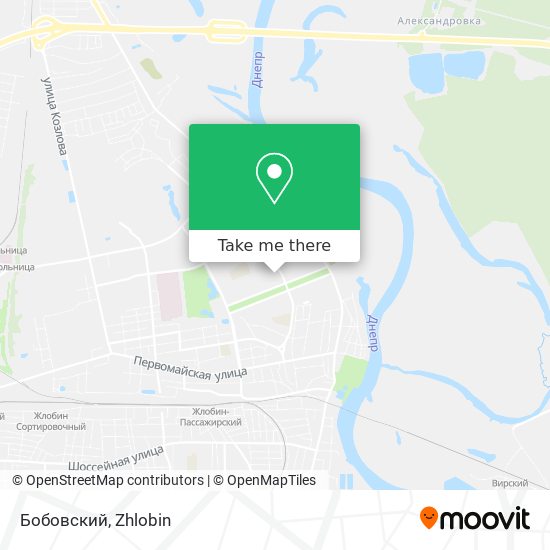 Бобовский map