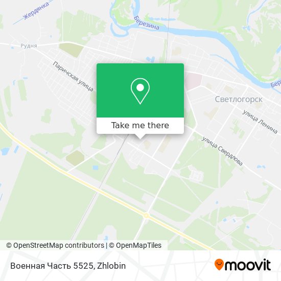 Военная Часть 5525 map