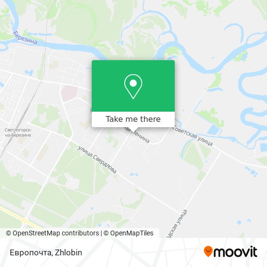 Европочта map