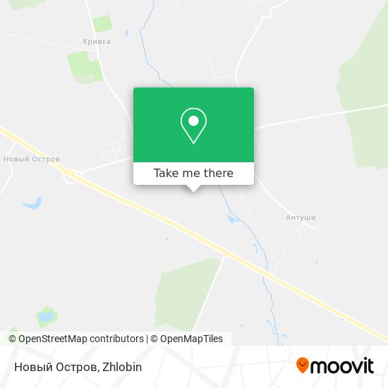 Новый Остров map