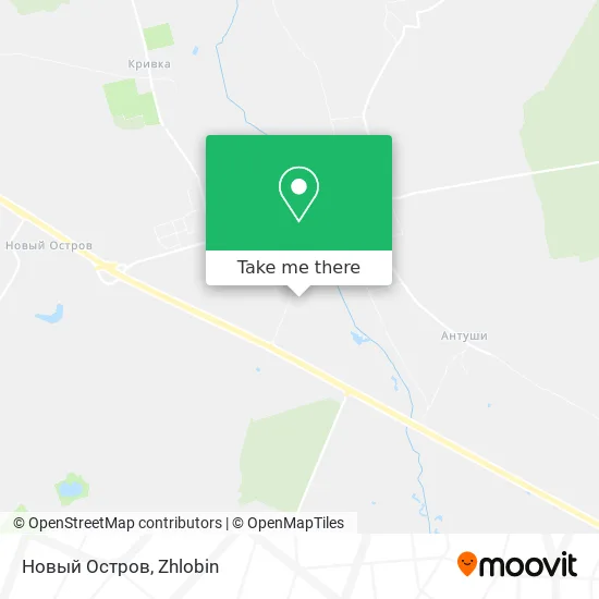 Новый Остров map