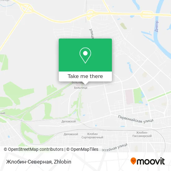 Жлобин-Северная map