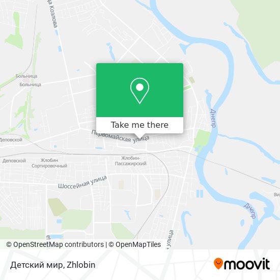 Детский мир map
