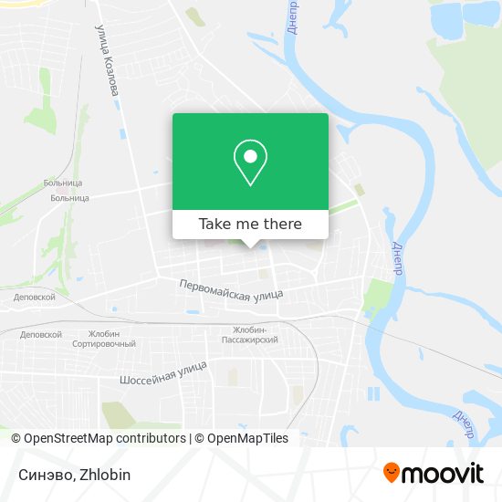 Синэво map