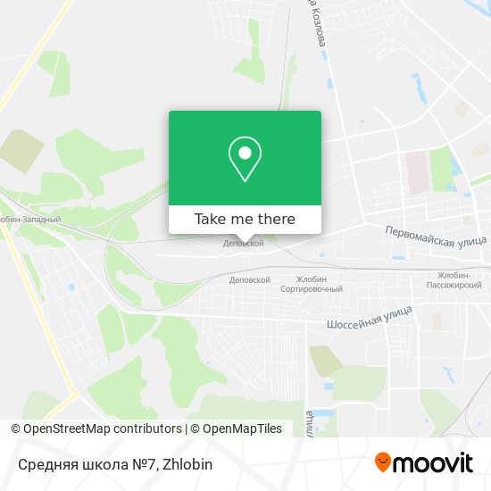 Средняя школа №7 map