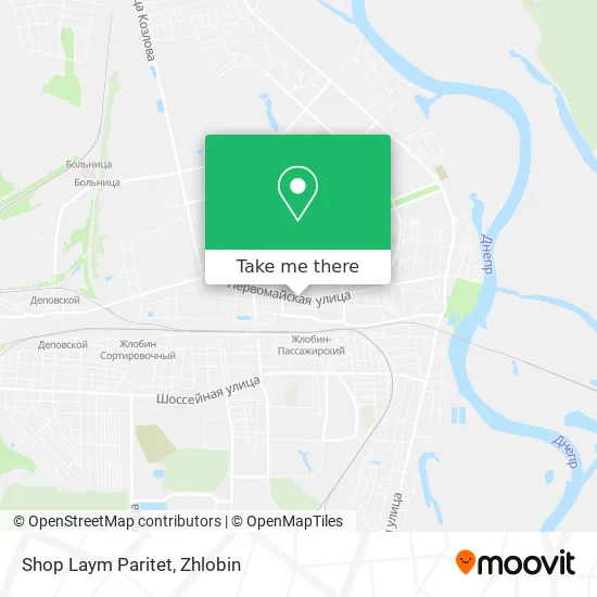 Shop Laym Paritet map
