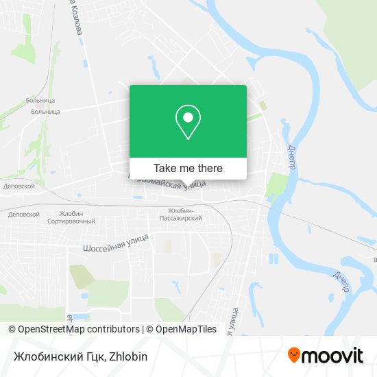 Жлобинский Гцк map