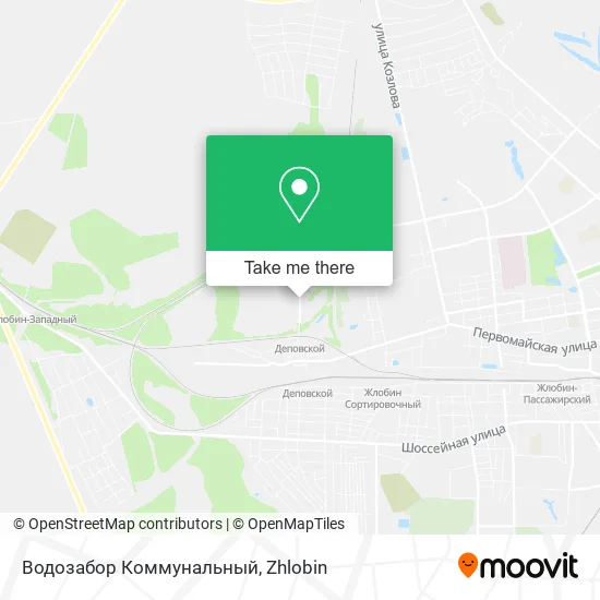 Водозабор Коммунальный map