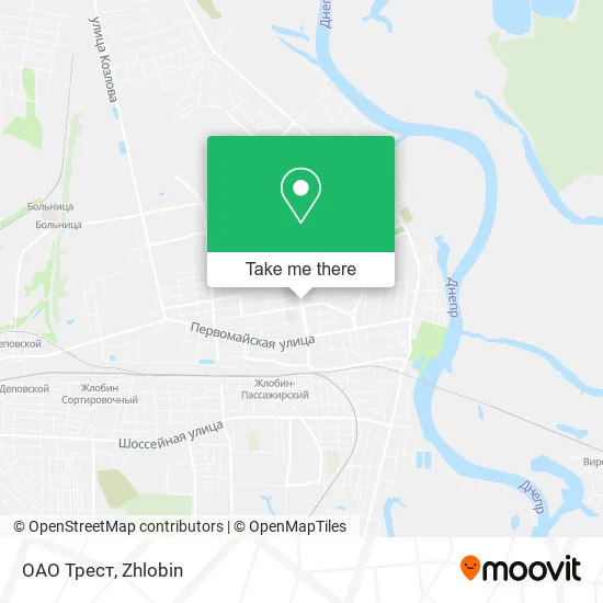 ОАО Трест map