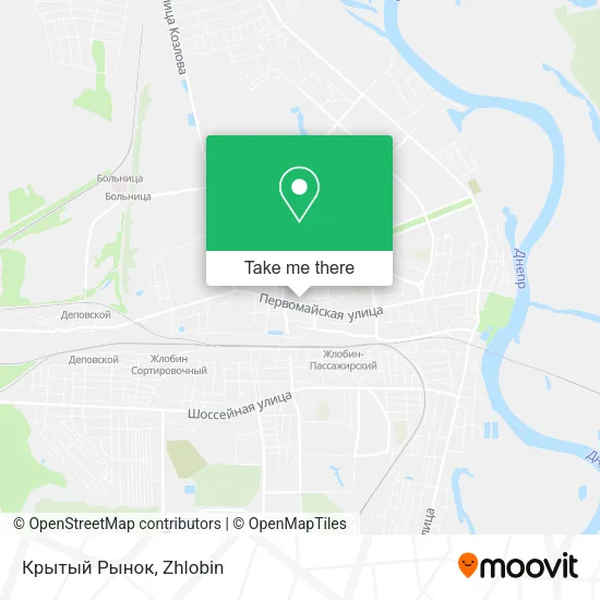 Крытый Рынок map