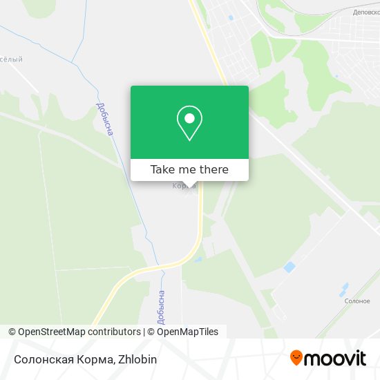 Солонская Корма map