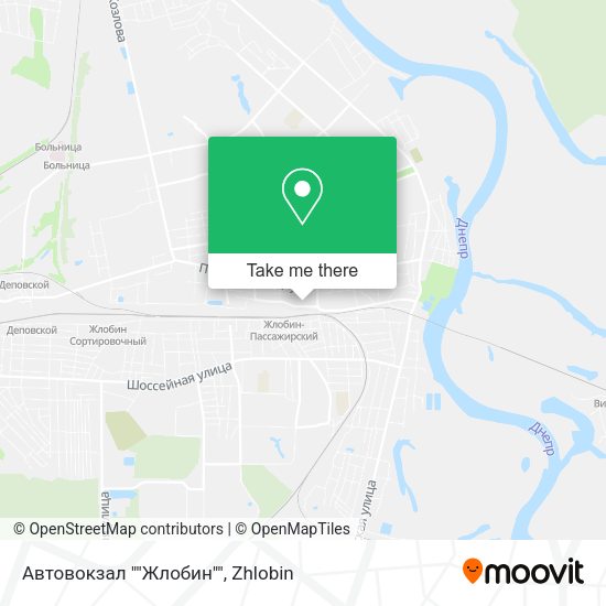 Автовокзал ""Жлобин"" map