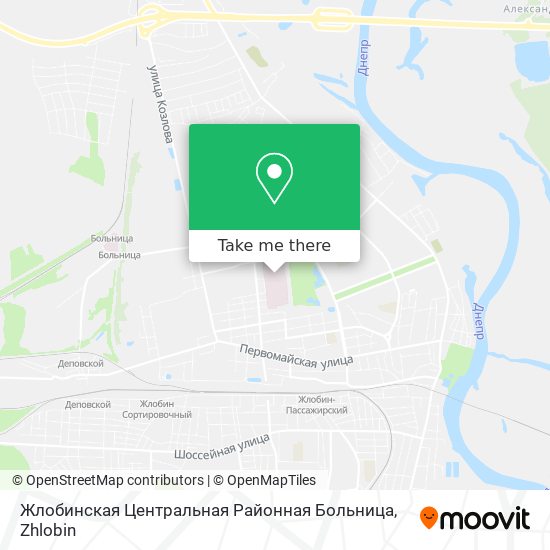 Жлобинская Центральная Районная Больница map