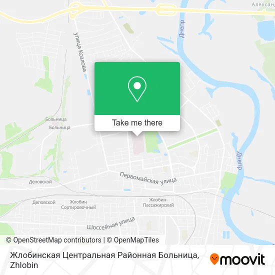 Жлобинская Центральная Районная Больница map