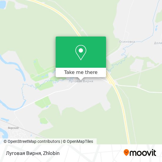 Луговая Вирня map