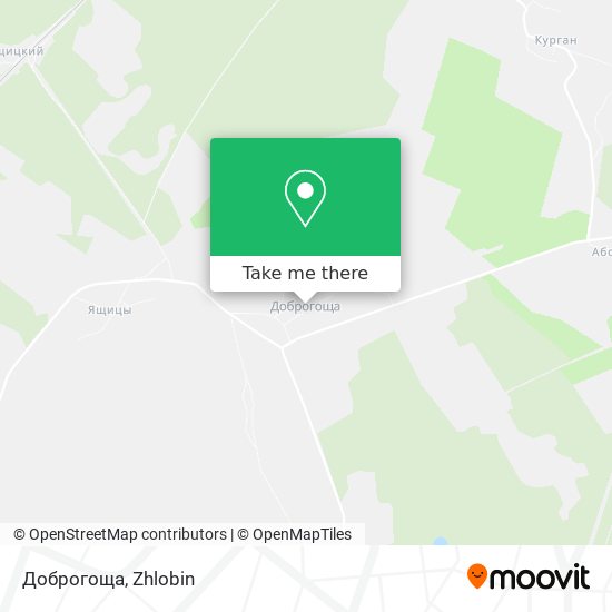 Доброгоща map