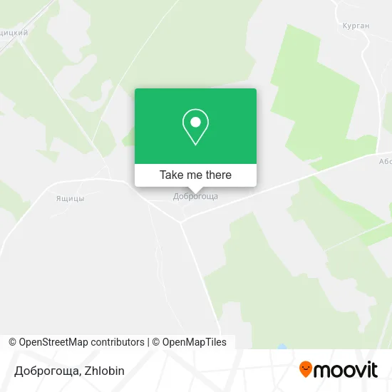 Доброгоща map