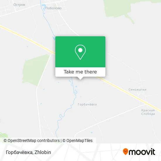 Горбачёвка map