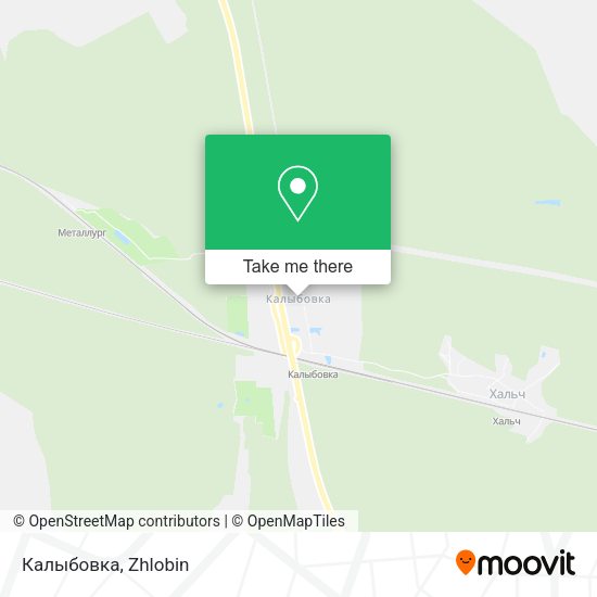 Калыбовка map
