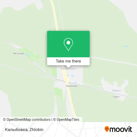 Калыбовка map