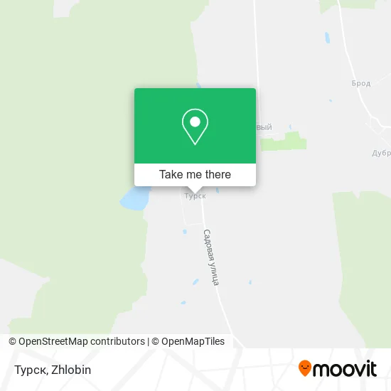 Турск map