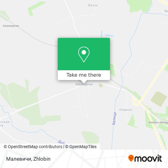 Малевичи map