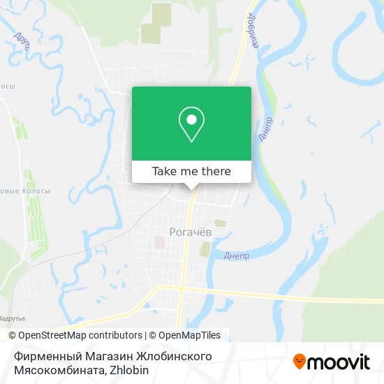 Фирменный Магазин Жлобинского Мясокомбината map