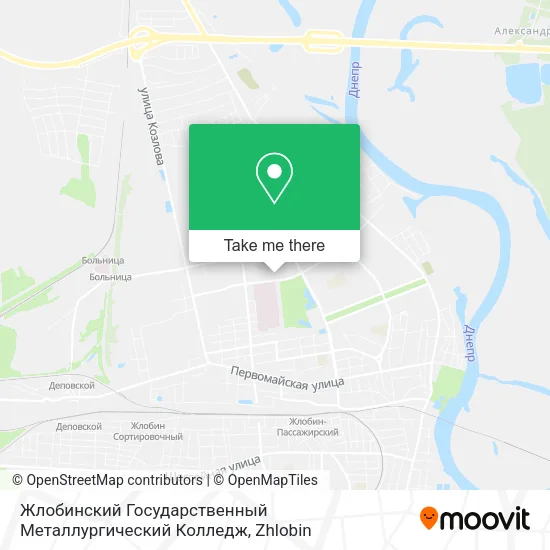 Жлобинский Государственный Металлургический Колледж map