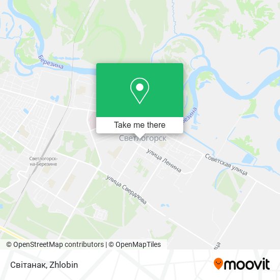 Свiтанак map