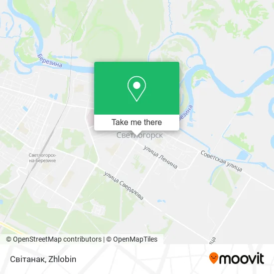 Свiтанак map