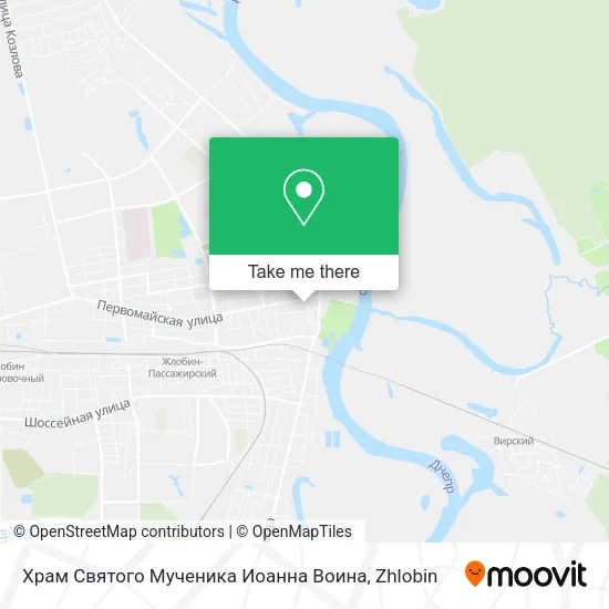 Храм Святого Мученика Иоанна Воина map