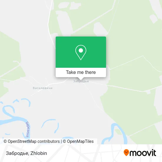 Забродье map