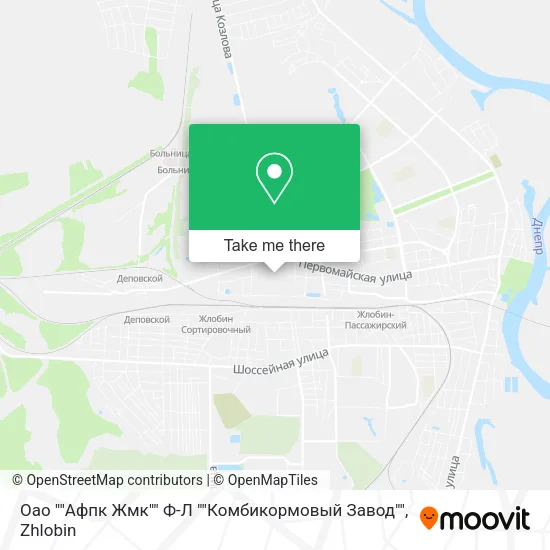 Оао ""Афпк Жмк"" Ф-Л ""Комбикормовый Завод"" map