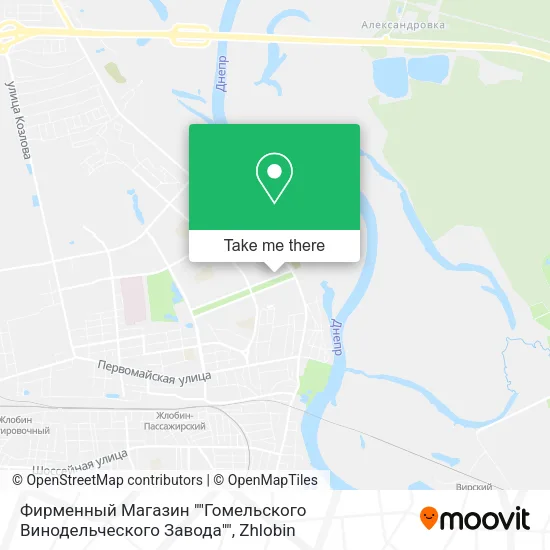 Фирменный Магазин ""Гомельского Винодельческого Завода"" map