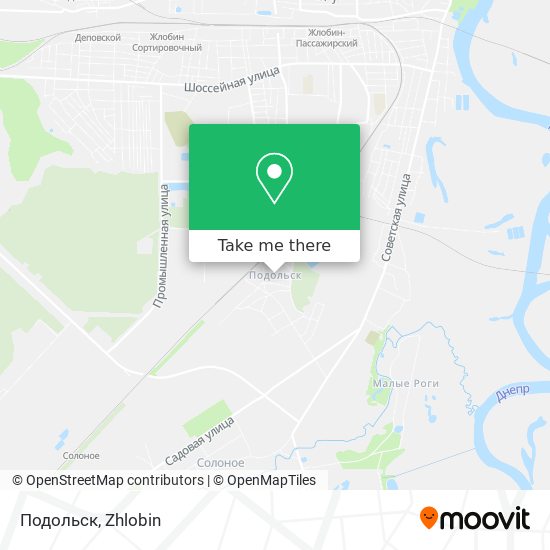 Подольск map