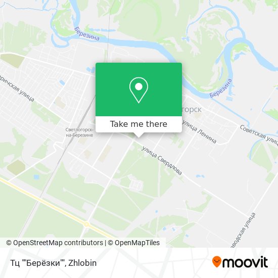 Тц ""Берёзки"" map