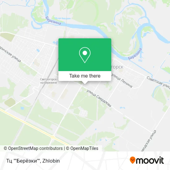 Тц ""Берёзки"" map
