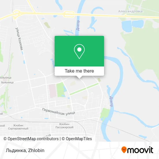 Льдинка map