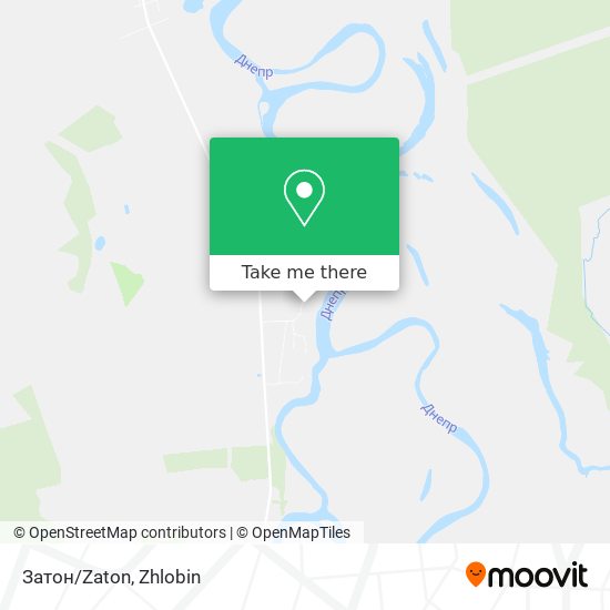 Затон/Zaton map
