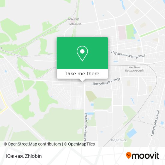 Южная map