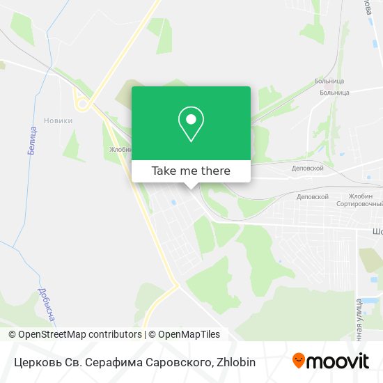 Церковь Св. Серафима Саровского map