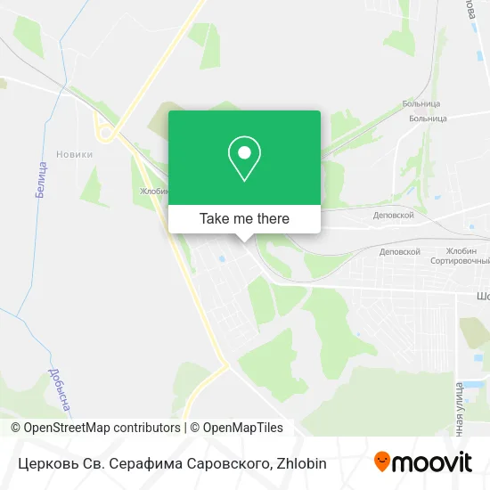 Церковь Св. Серафима Саровского map