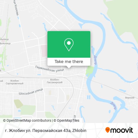 г. Жлобин ул. Первомайская 43а map