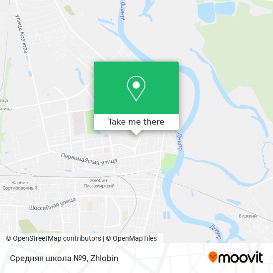 Средняя школа №9 map
